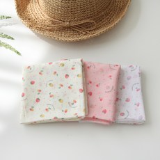 varvisu 可愛紗布棉質圍巾3件組