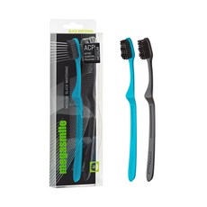 megasmile Black 亮白牙刷 1M02 藍色 + 黑色, 1套