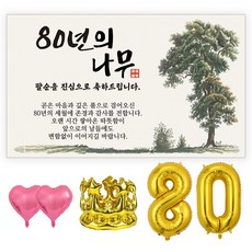 Goodf 八十大壽橫幅 150 x 90 公分 + 派對套裝, 混色