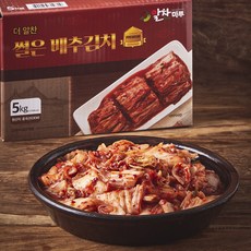 더알찬 썰은 배추김치, 5kg, 1개