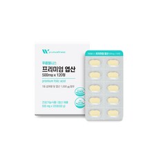 Prumwellness 優質葉酸 60g, 120顆, 1盒