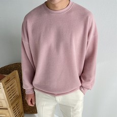 MEOSIDDA 羅紋寬鬆圓領針織衫