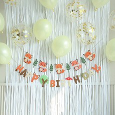 PARTYHAE 生日派對角色氣球套組, 1套, 狐狸