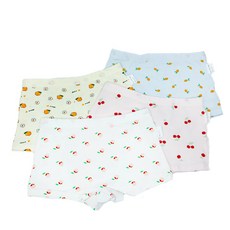 soleil 女童款Shu Shu水果四角內褲 4件組