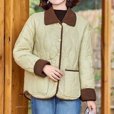 마켓에이 여성용 누빔 뽀글이 패딩 O24FW3-A1368