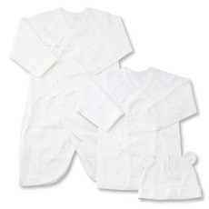 babybear 嬰兒點點圖案連身衣+肚衣+帽子