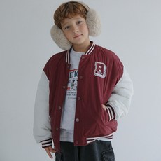 BerryCloset 青少年男童冠軍聯賽學院風鋪棉外套