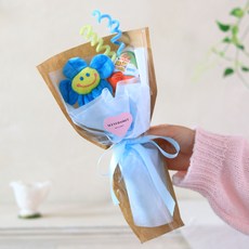 조이풀 스마일 킨더조이 꽃다발, 블루