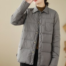 포플러앤씨 여성용 메니쉬 패딩 자켓