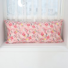 이코니하우스 레몬플라워 등쿠션, 핑크