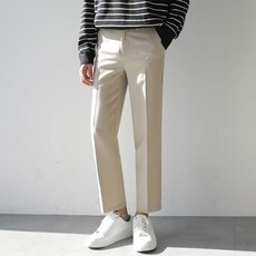 MANTIME 男士 RW 大尺碼防皺錐形隱藏式鬆緊帶休閒長褲