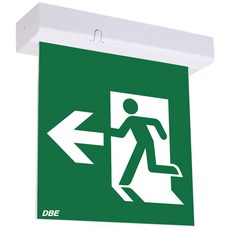DBE DBE天花板逃生疏散燈 中型單面 左側方向 P227-18ES2x, 1個