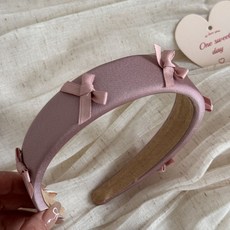 디멜디 리본 귀여운 레트로 헤어밴드