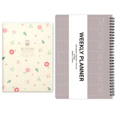 動物現金簿 + Elite 格紋週計畫本, 隨機出貨(現金簿), 灰色(計畫本)