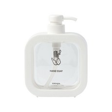 方形多功能分裝瓶 500ml, 白色的, 1個