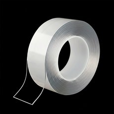 LOVELY FARM Lano Home Ultra Fix 透明凝膠超強力雙面矽膠膠帶 透明 30mm x 5m, 5個