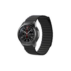 41mm Active2 磁吸皮革錶環 20mm 錶帶, 黑色