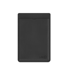 랩씨 아이폰 맥세이프 가죽 카드지갑 레더 월렛, 블랙, 1개