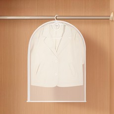 Marthatu 側邊拉鍊防塵半透明衣物防塵套, 10個, 1入