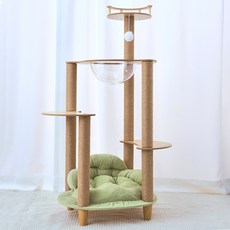 Hongun 貓咪 Natural Dream 貓跳台 J01, 1個, 混合顏色