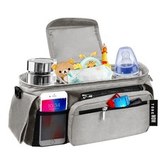 TOBEMOM 推車尿布收納袋, 灰色, 1個