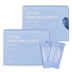 iLBiA 烘衣機香氛柔軟紙 - 棉花藍, 2個, 40入