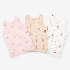 Uni FRIend 女童款Lovelies系列印花背心 3件組
