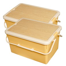 보노하우스 우드탑 이츠 캠핑박스, 버터, 2개