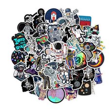 어리마켓 노트북 캐리어 꾸미기 팬시 스티커 50종 세트, 스페이스 타입 6, 1세트