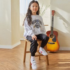 vavkids 童款MELBOURNE英文字母印花長袖上衣+長褲組