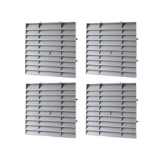 ADDLIFE 安全百葉窗灰色, 4個, 灰色