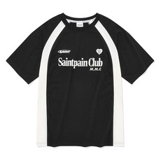 세인트페인 하트 로고 엠블럼 라인 통기성 티셔츠