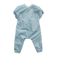 Soabe Gallag 幼兒全身美術畫畫衣 短袖 + 防水收納袋 套組, 天空藍