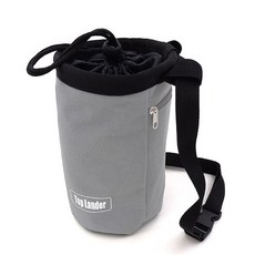 TopLander Early Sports 圓形攀岩鎂粉袋, 淺灰色