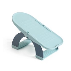 3段可調式節省空間鞋架, 1個, 01 藍色