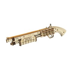 機器人時間 木質 終結者 M870 微型 DIY 套件 LQ501, 1組, 混色