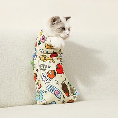 REDPUPPY 貓咪別動毛巾, 1個, 混色