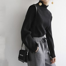 구디프 여성용 긴팔 캐주얼 니트 티셔츠