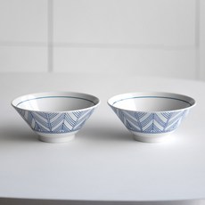NICOTT 人字紋小麵碗, 混色, 2個