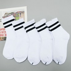 GN 兒童雙條紋中筒襪5雙組