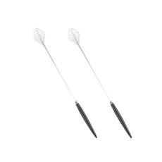 Bogen Mont Blanc Eiffel 迷你緞面奶泡器, 黑色, 2個