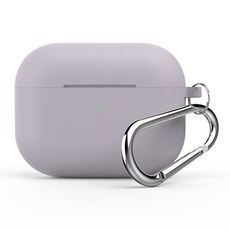 일렉토 애플 에어팟 프로 실리콘 키링 케이스, 라벤더, APSKC-LV