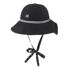 Heal Creek 陰影寬版W漁夫帽 H322, 黑色的