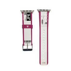 스메르 스마트워치 디자인 실리콘 스트랩 밴드 줄 42 / 44 / 45 mm, 19 티켓 뉴욕