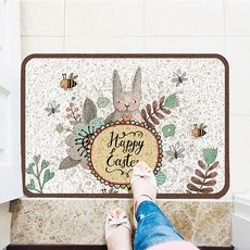 幸運可愛動物玄關入口門廚房浴室腳踏墊, 09