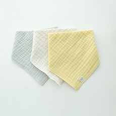 ggoom duboo Baby 3層紗布脖圍粉彩組