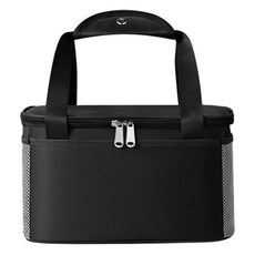 GUNU 簡約野餐便當保冷袋 18L, 1個, 黑色