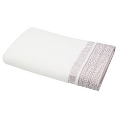Songwol 松月 格紋浴巾68 毛巾 500g, 象牙白, 1個
