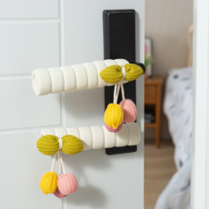 Cashrich 針織蝴蝶結房門門把套 左右一組, 款式1