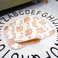 데이소이 고양이 러블리 패턴 사계절 방석 매트, 01베어, 1개